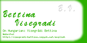 bettina visegradi business card